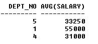 sql avg 3